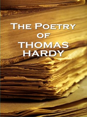 cover image of The Poetry of Thomas Hardy